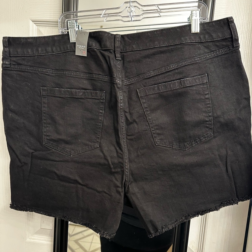 Torrid Black Denim Shorts